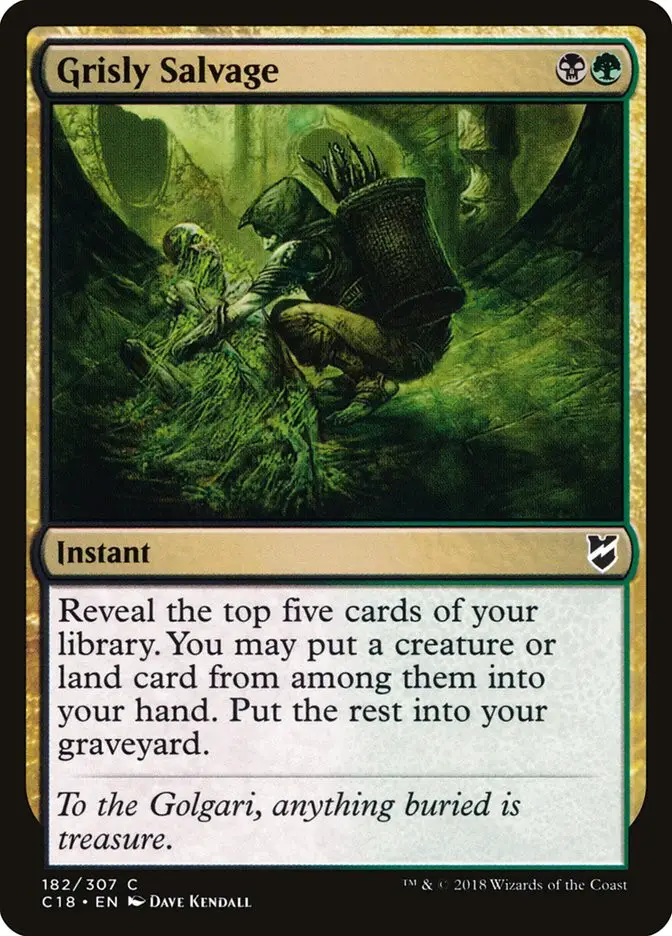 Grisly Salvage (Commander 2018)
