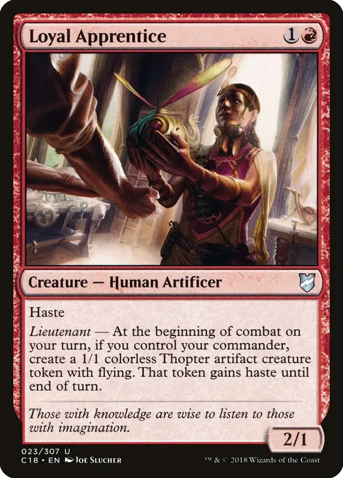 Loyal Apprentice (Commander 2018)