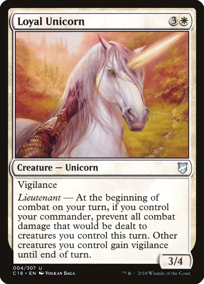 Loyal Unicorn (Commander 2018)