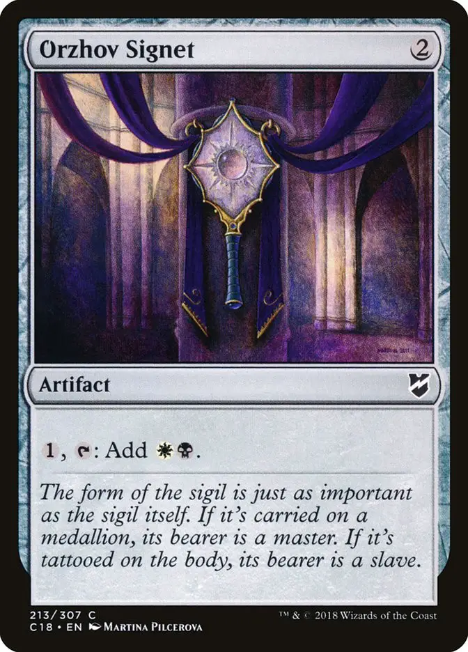 Orzhov Signet (Commander 2018)