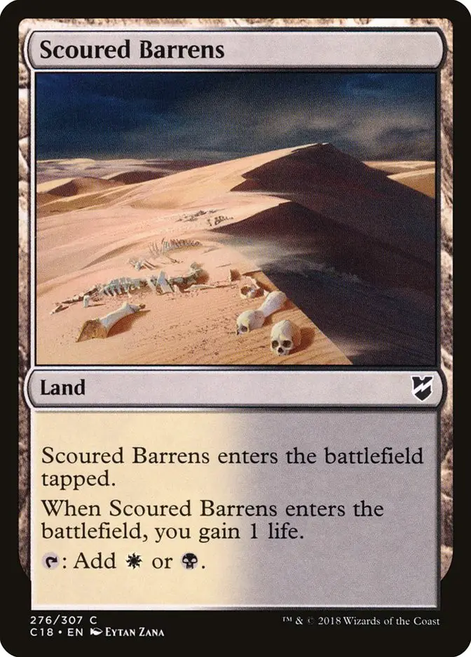 Scoured Barrens (Commander 2018)