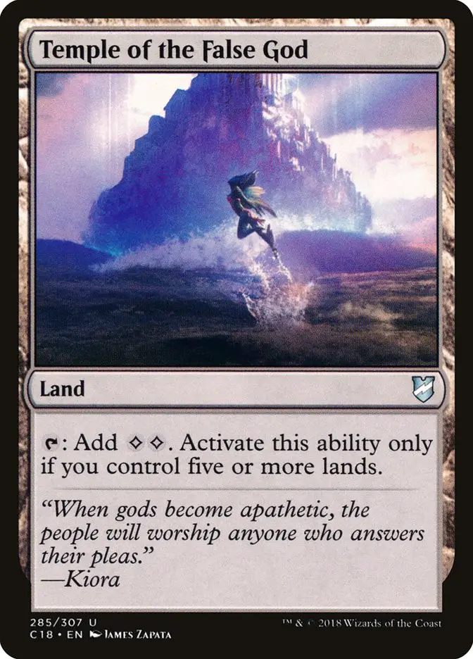 Temple of the False God (Commander 2018)