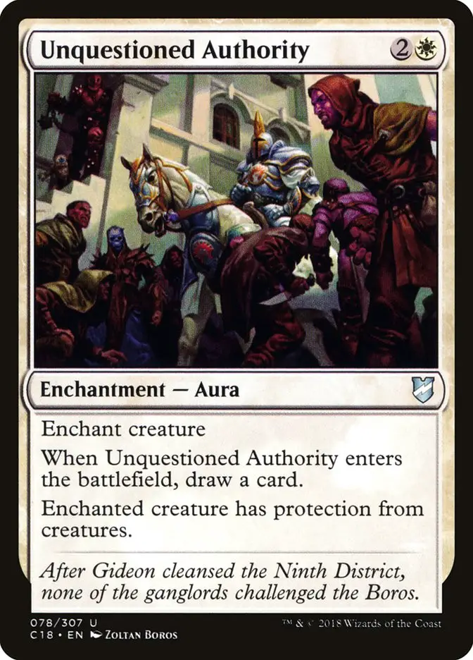 Unquestioned Authority (Commander 2018)