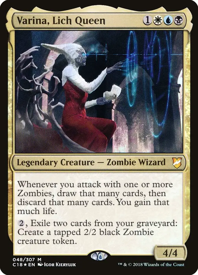 Varina  Lich Queen (Commander 2018)