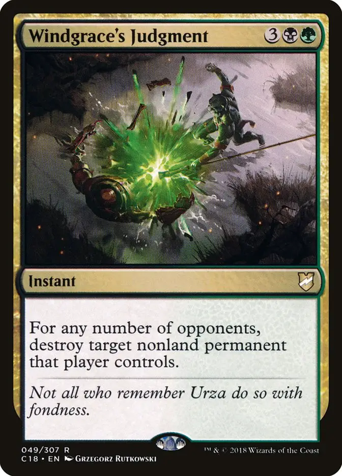 Windgrace s Judgment (Commander 2018)