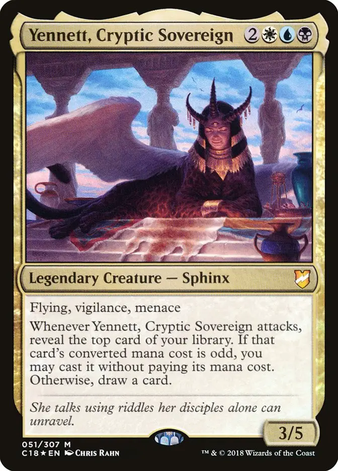 Yennett  Cryptic Sovereign (Commander 2018)
