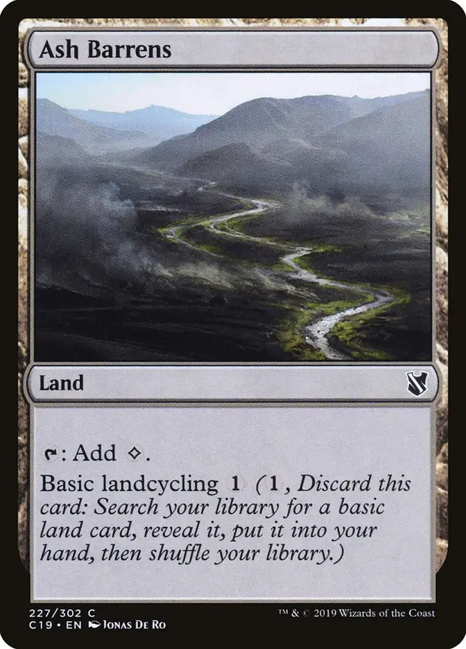 Ash Barrens (Commander 2019)