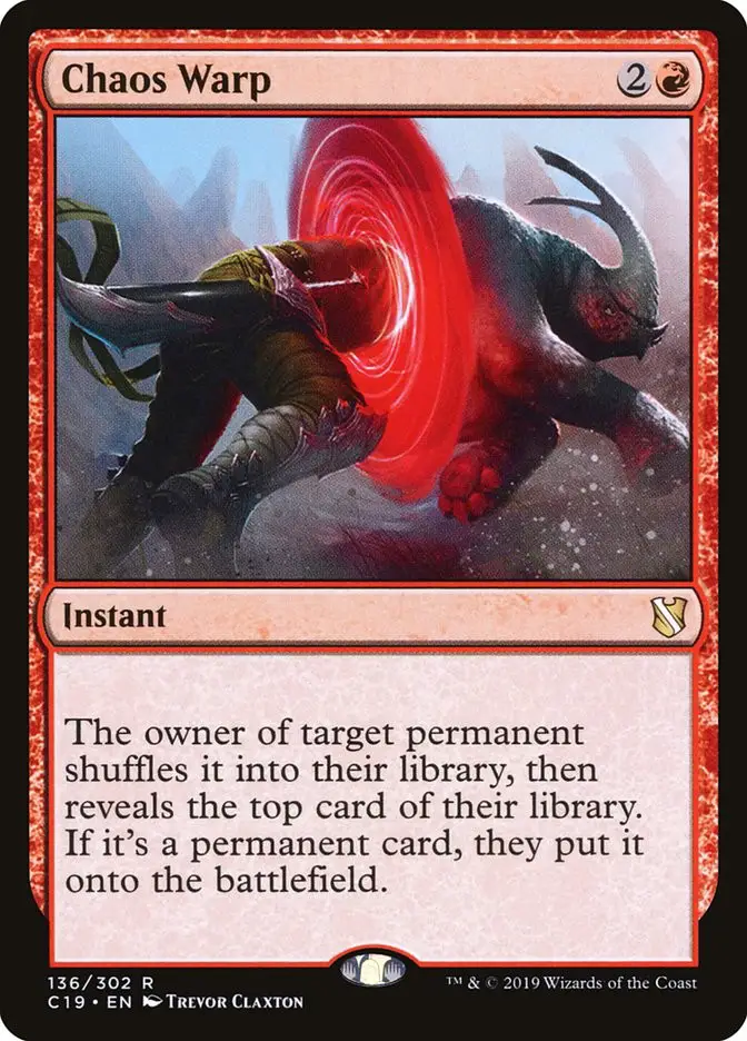 Chaos Warp (Commander 2019)