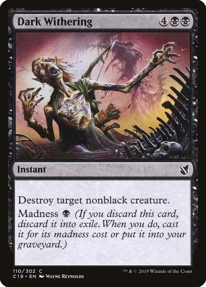 Dark Withering (Commander 2019)