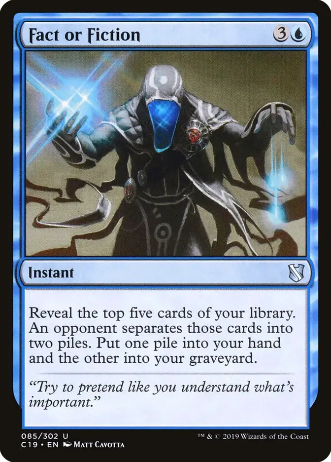 Fact or Fiction (Commander 2019)