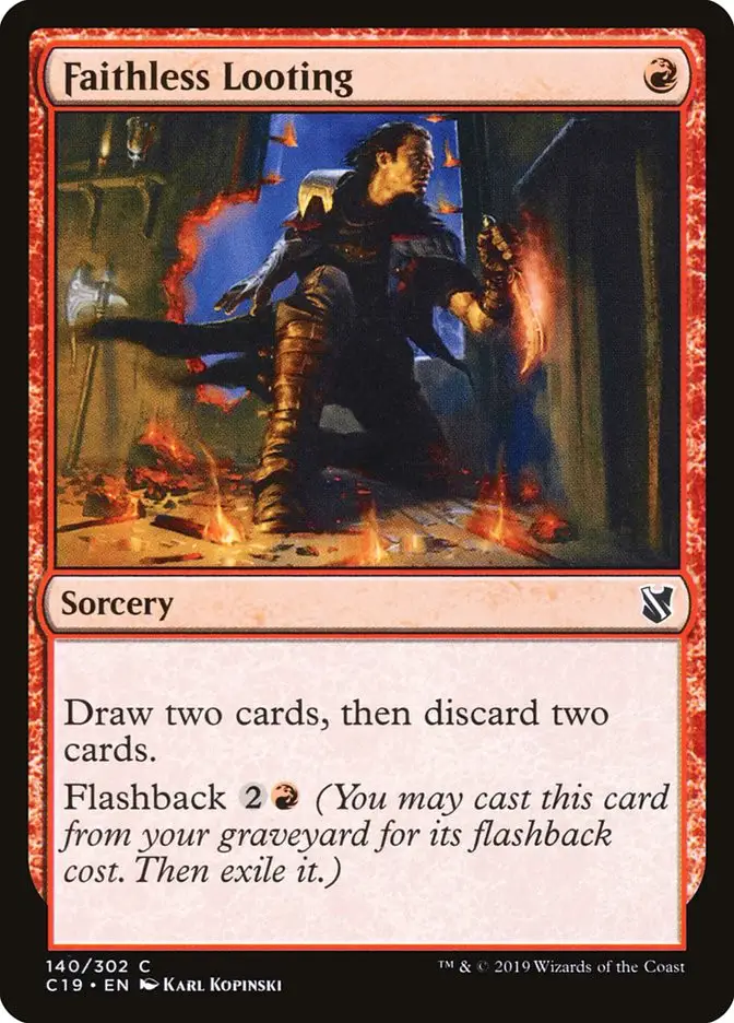 Faithless Looting (Commander 2019)