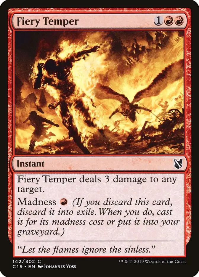 Fiery Temper (Commander 2019)