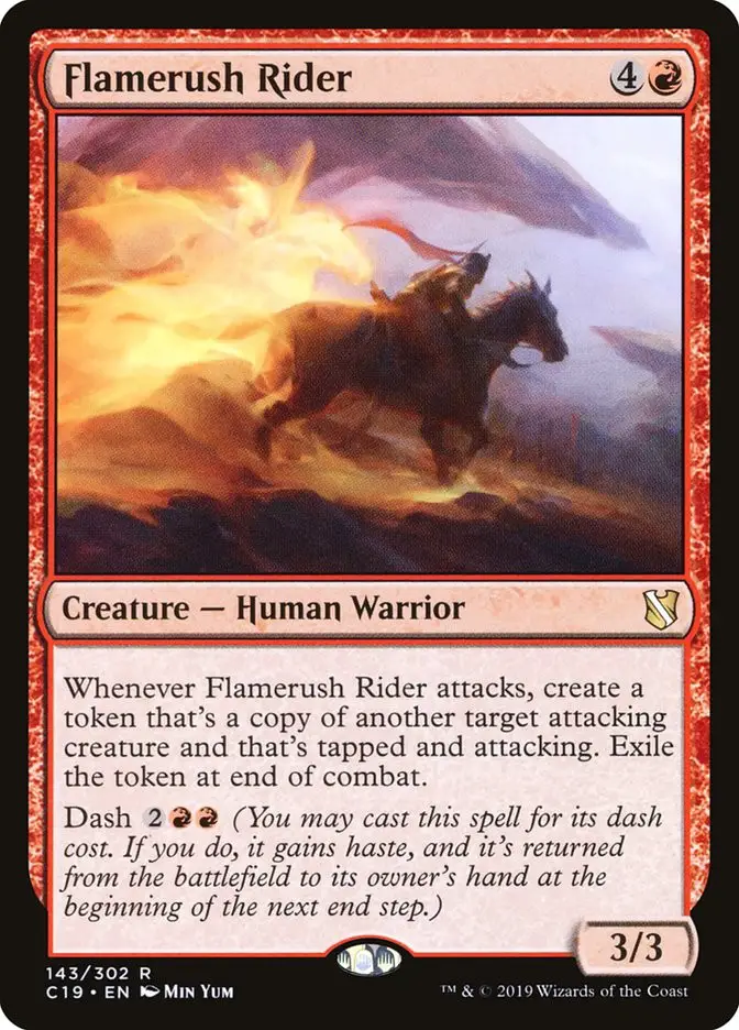 Flamerush Rider (Commander 2019)