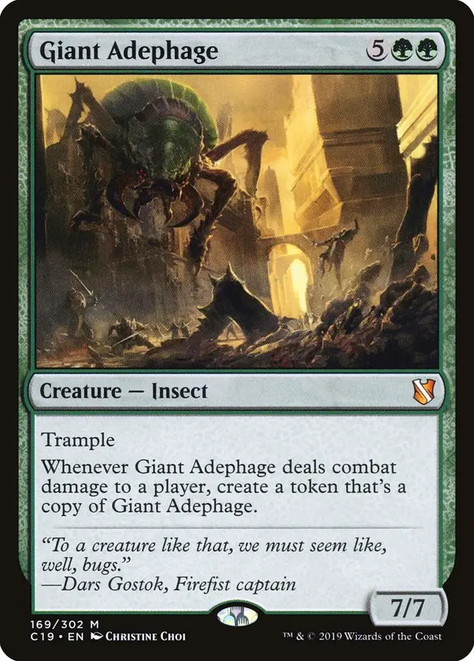 Giant Adephage (Commander 2019)