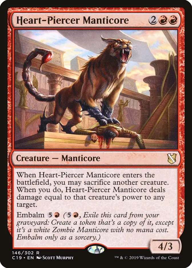 Heart Piercer Manticore (Commander 2019)