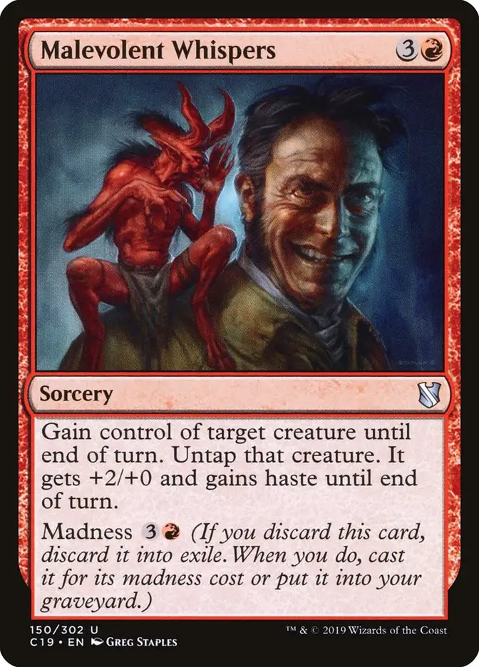 Malevolent Whispers (Commander 2019)