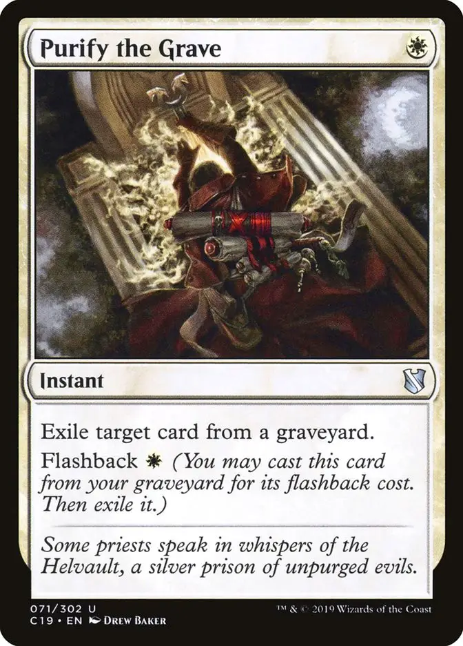 Purify the Grave (Commander 2019)