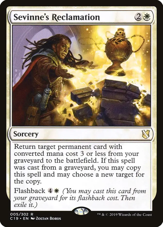 Sevinne s Reclamation (Commander 2019)