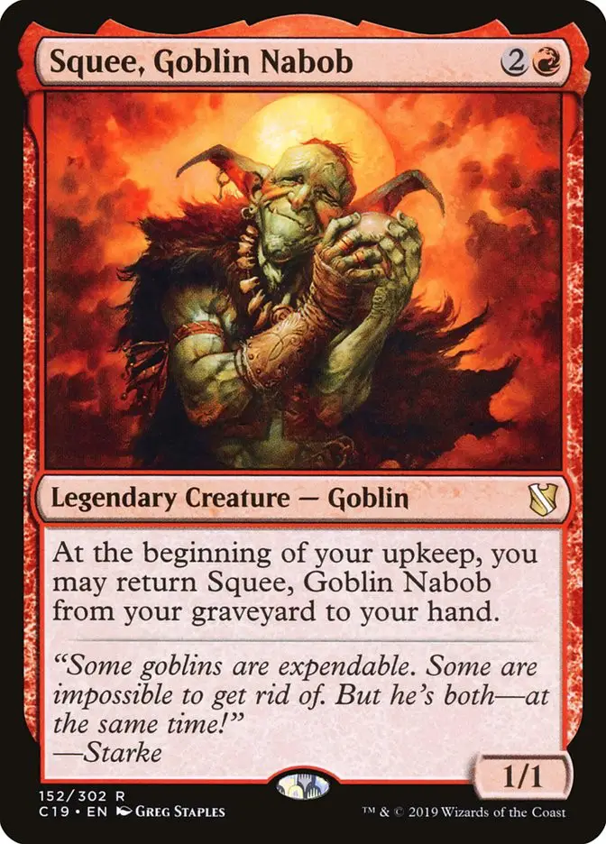 Squee  Goblin Nabob (Commander 2019)