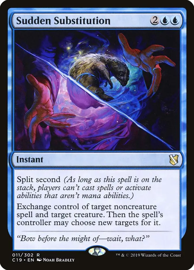 Sudden Substitution (Commander 2019)