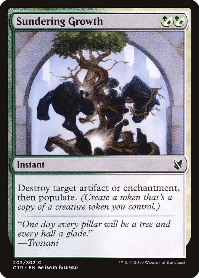 Sundering Growth (Commander 2019)