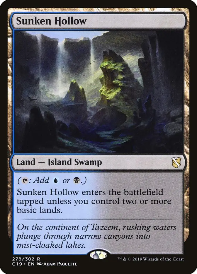 Sunken Hollow (Commander 2019)