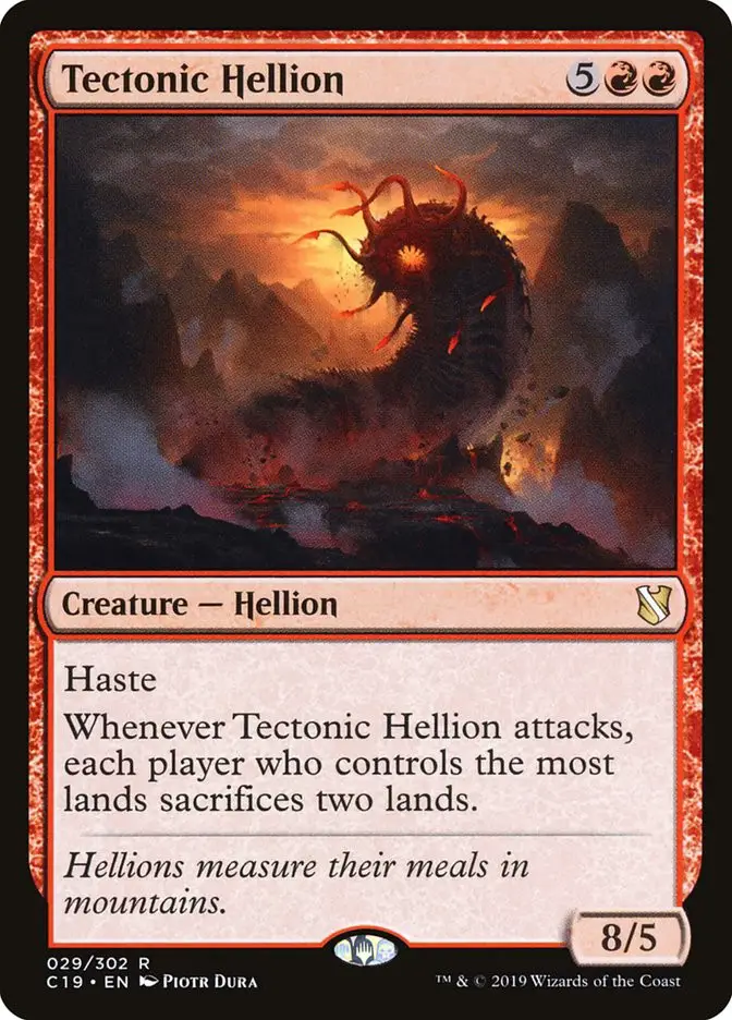 Tectonic Hellion (Commander 2019)