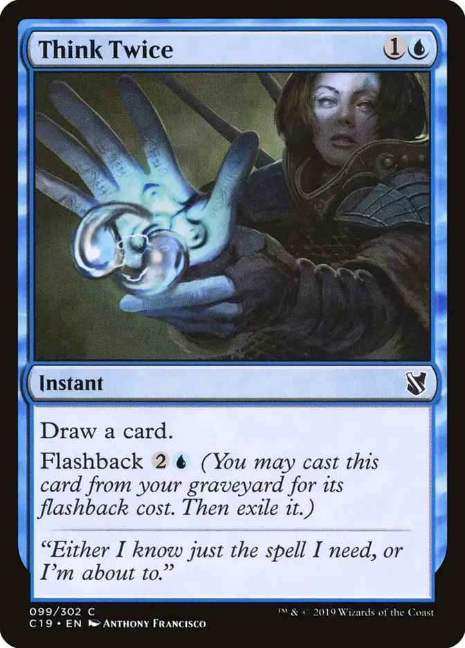 Think Twice (Commander 2019)