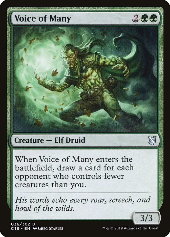 Voice of Many (Commander 2019)