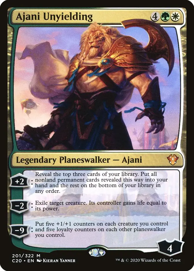 Ajani Unyielding (Commander 2020)