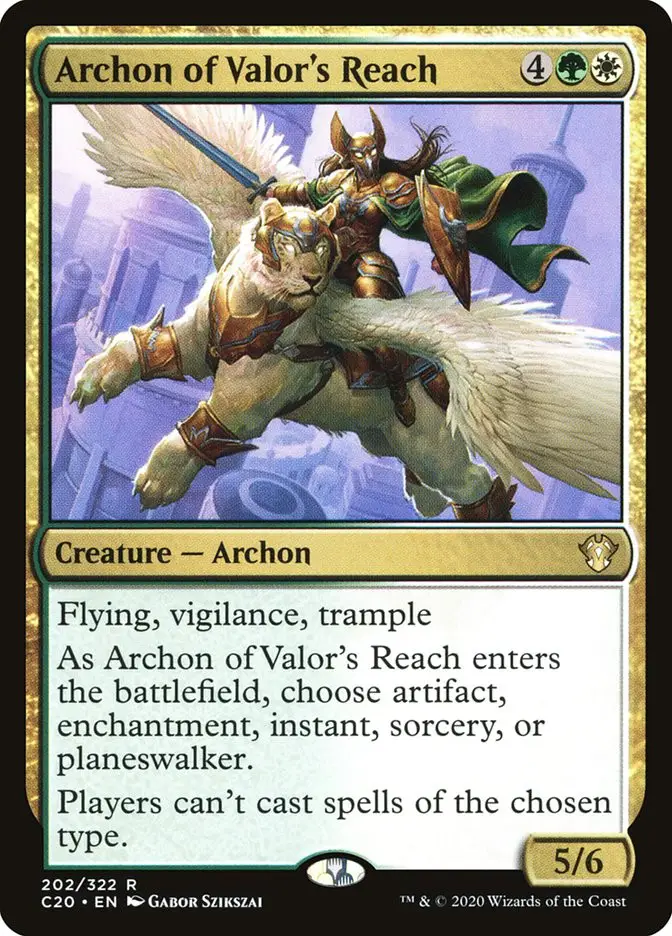 Archon of Valor s Reach (Commander 2020)