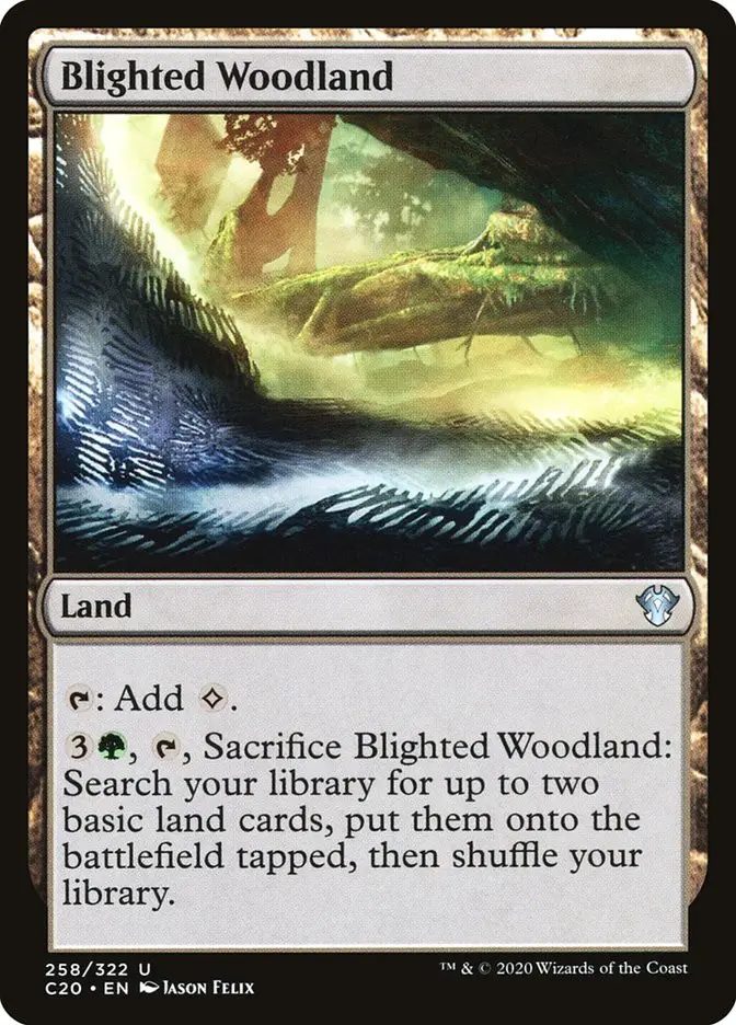 Blighted Woodland (Commander 2020)