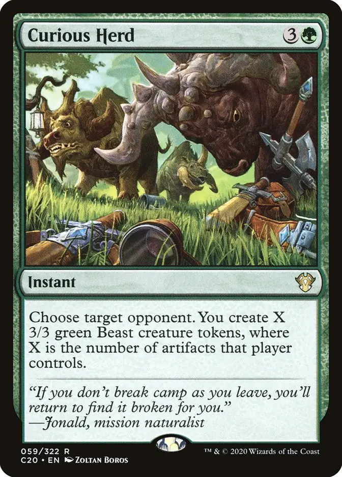 Curious Herd (Commander 2020)