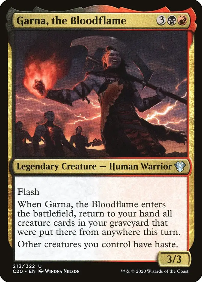 Garna  the Bloodflame (Commander 2020)
