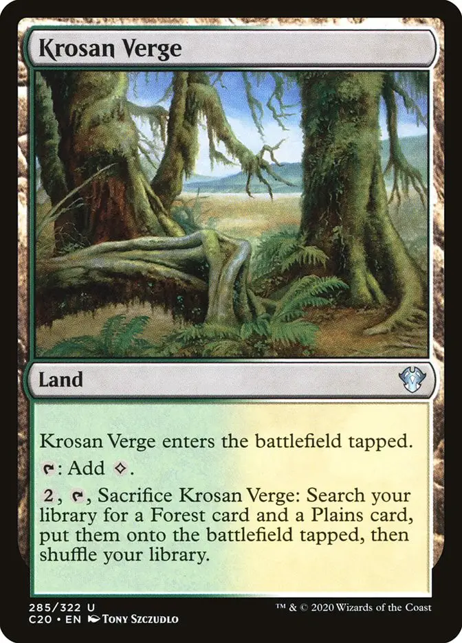Krosan Verge (Commander 2020)