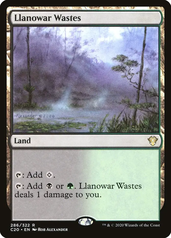 Llanowar Wastes (Commander 2020)
