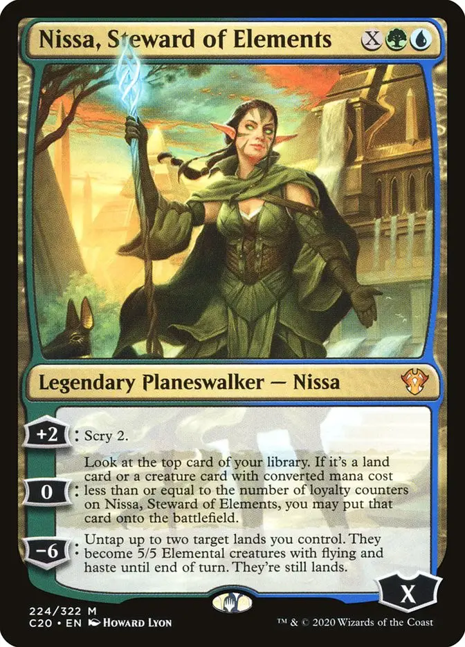 Nissa  Steward of Elements (Commander 2020)
