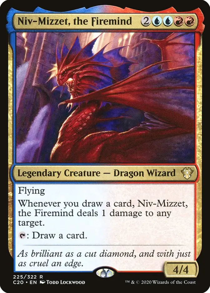 Niv Mizzet  the Firemind (Commander 2020)