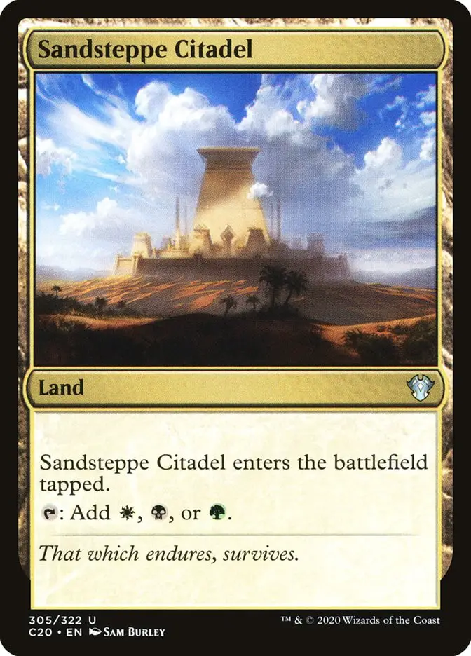 Sandsteppe Citadel (Commander 2020)