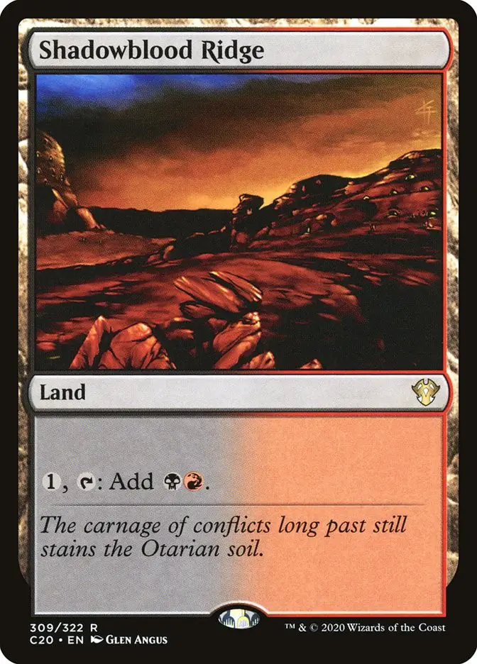 Shadowblood Ridge (Commander 2020)
