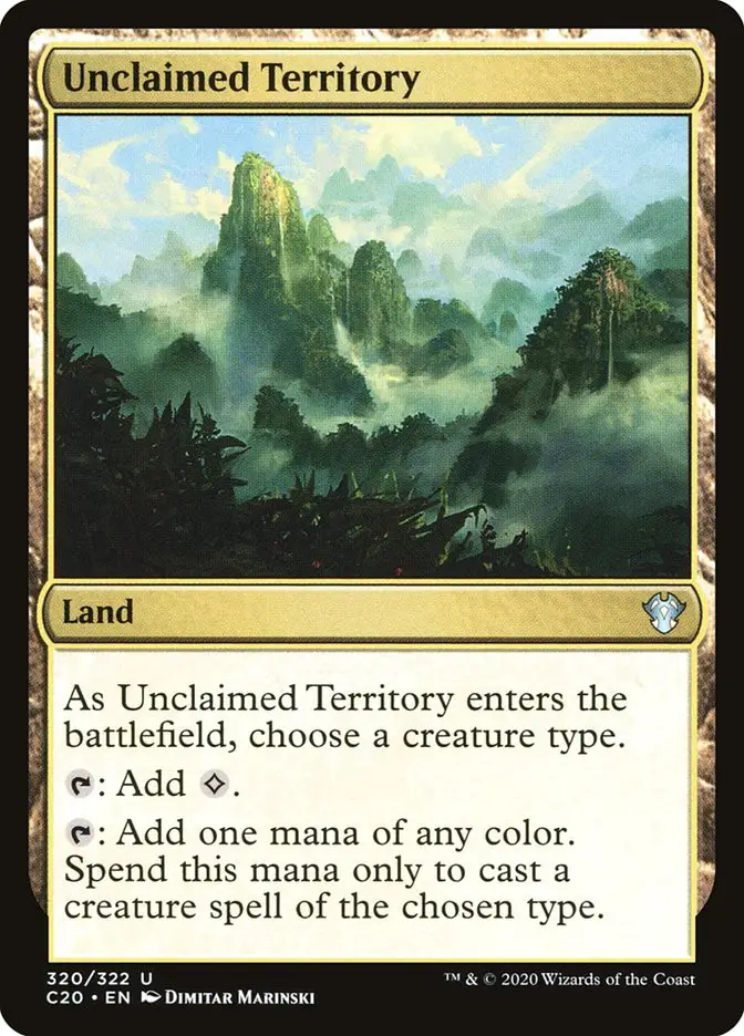 Unclaimed Territory (Commander 2020)