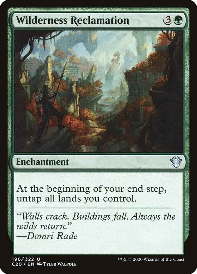 Wilderness Reclamation (Commander 2020)