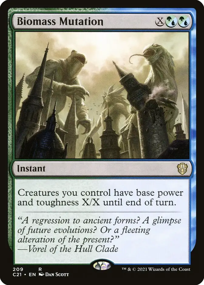 Biomass Mutation (Commander 2021)