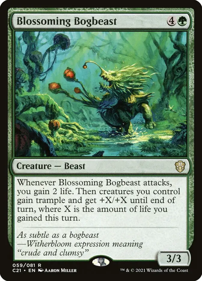 Blossoming Bogbeast (Commander 2021)