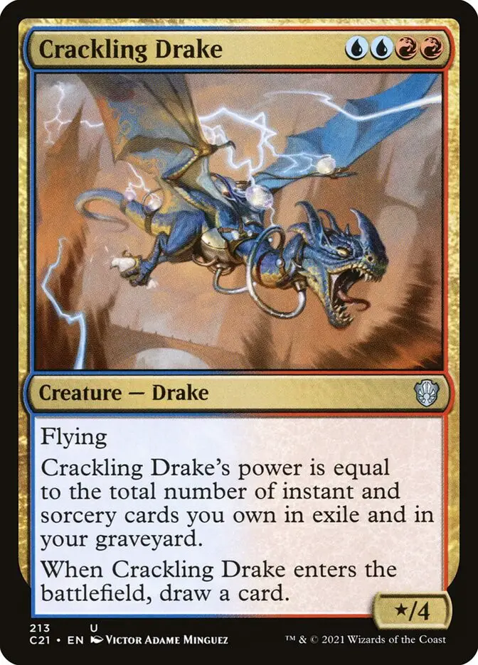 Crackling Drake (Commander 2021)