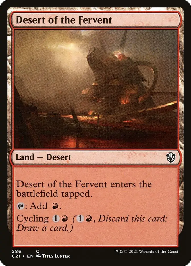 Desert of the Fervent (Commander 2021)