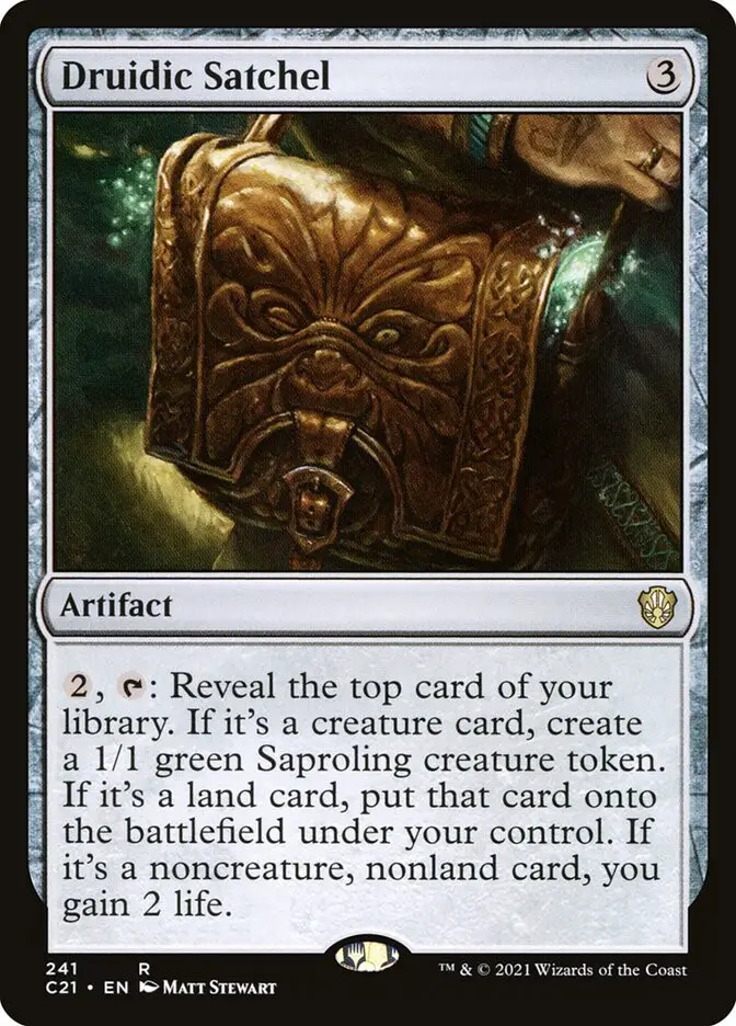 Druidic Satchel (Commander 2021)