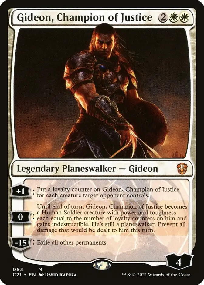Gideon  Champion of Justice (Commander 2021)
