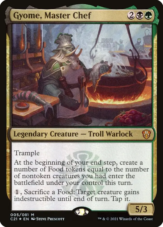 Gyome  Master Chef (Commander 2021)