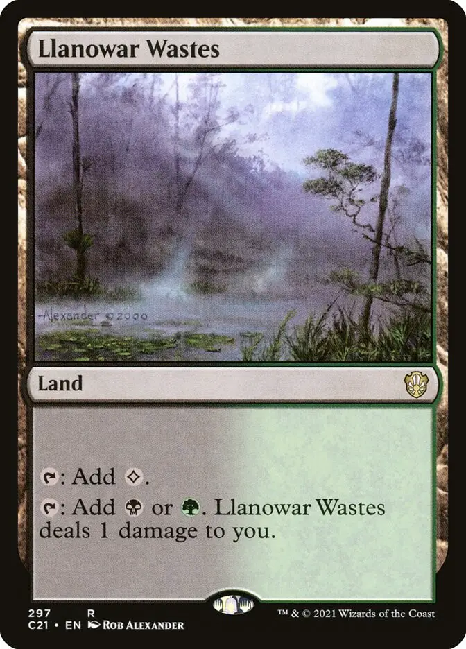 Llanowar Wastes (Commander 2021)